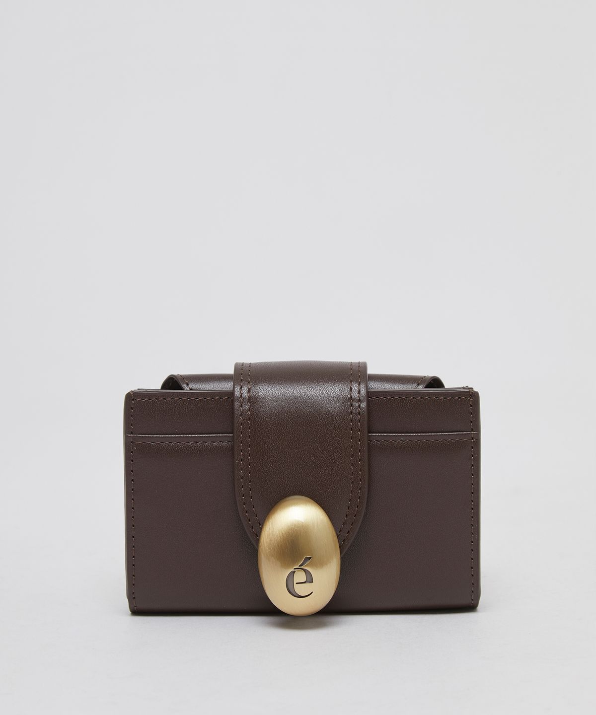 아카이브앱크(ARCHIVEPKE) Egg lock wallet(Choco spread)_OVADX25012DKB