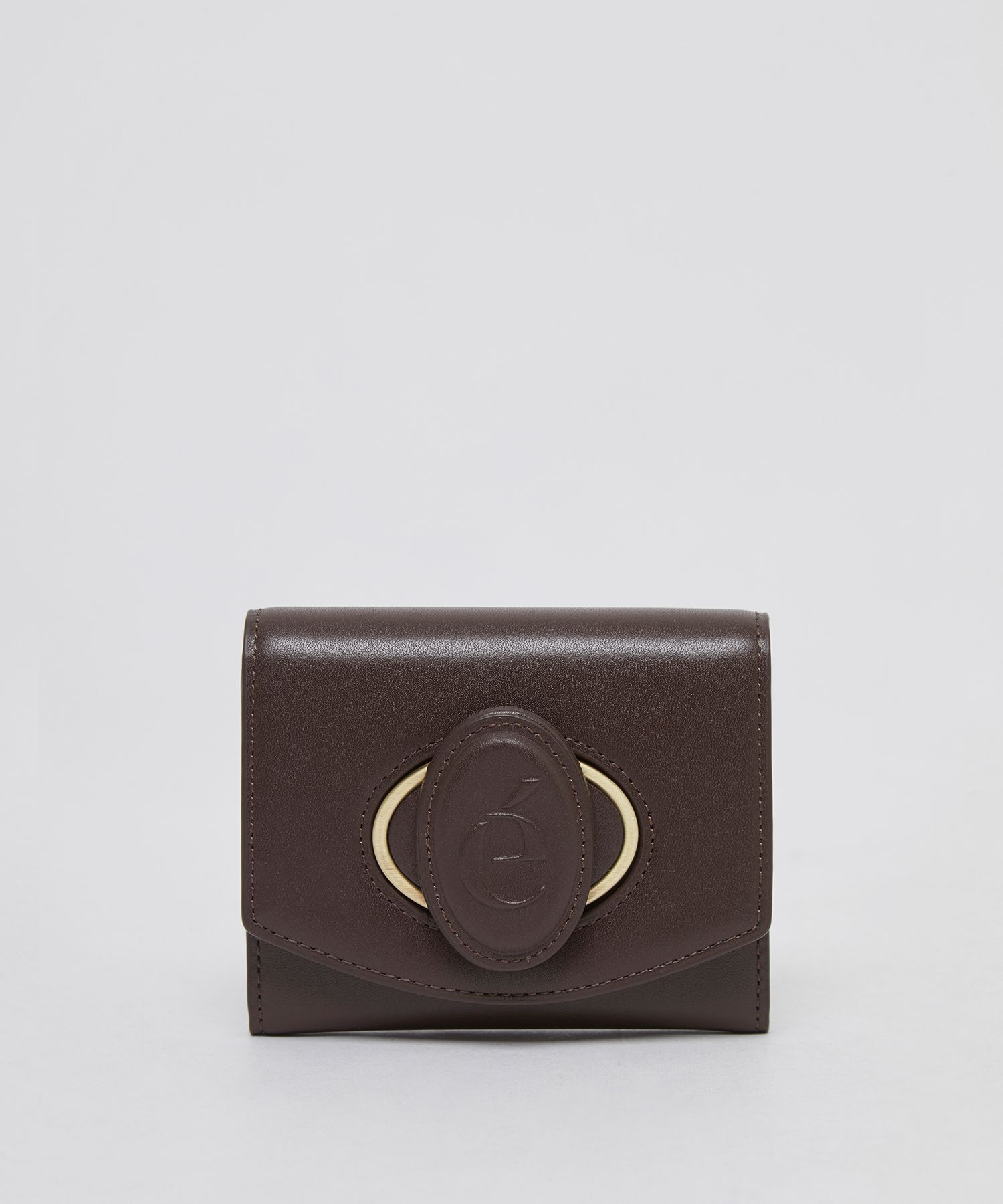 ★Archivepke★Oval wallet★Choco spread★韓国★大人気★ MUSINSA | Archivépke Oval wallet(Choco spread)_OVADX25001DKB
