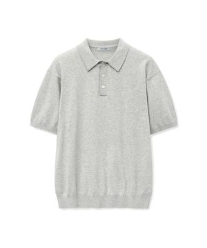 코튼 캐시미어 카라 니트 [오트밀]