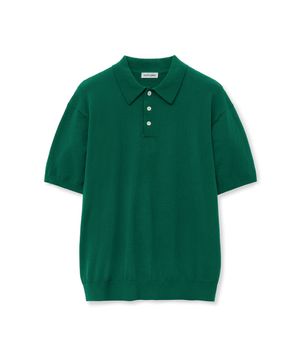 코튼 캐시미어 카라 니트 [그린]