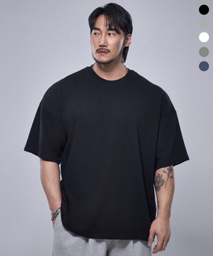 P2418 코튼메쉬 자이언트핏 반팔 [5 COLOR]