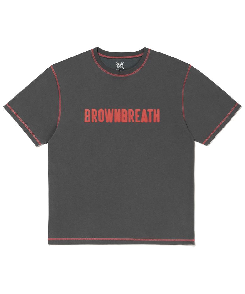 STITCH BB TEE - CHARCOAL