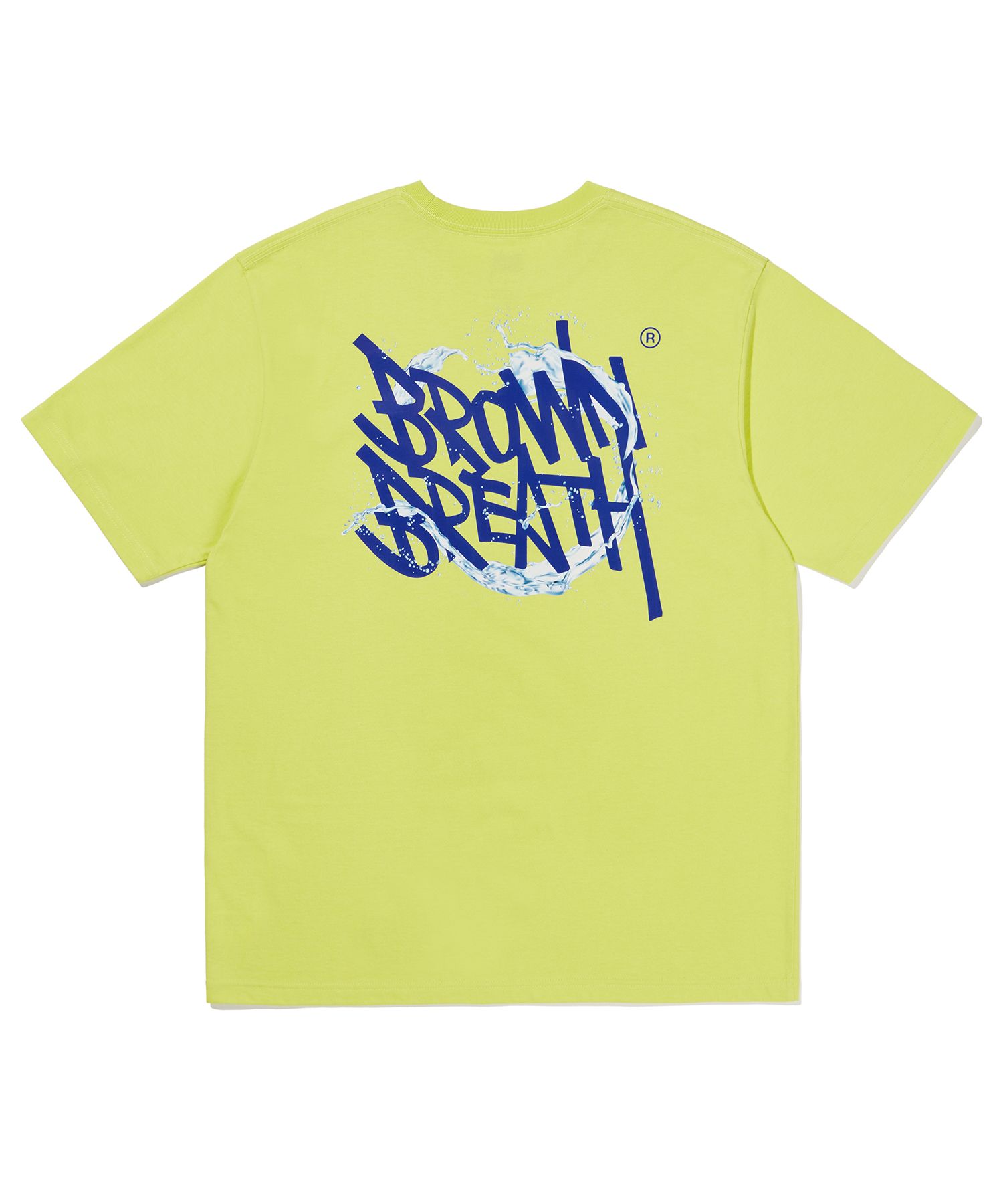★BROWNBREATH★ SPLASH TAG TEE LIME MUSINSA | BROWNBREATH SPLASH TAG TEE - LIME