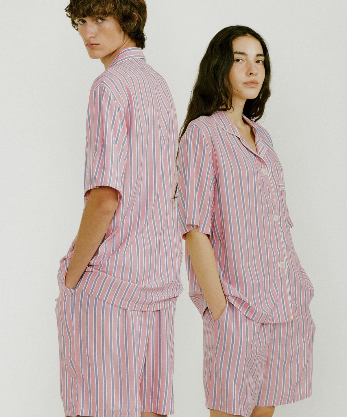 조스라운지(JO'S LOUNGE) (couple) Copenhagen Short Pajama Set
