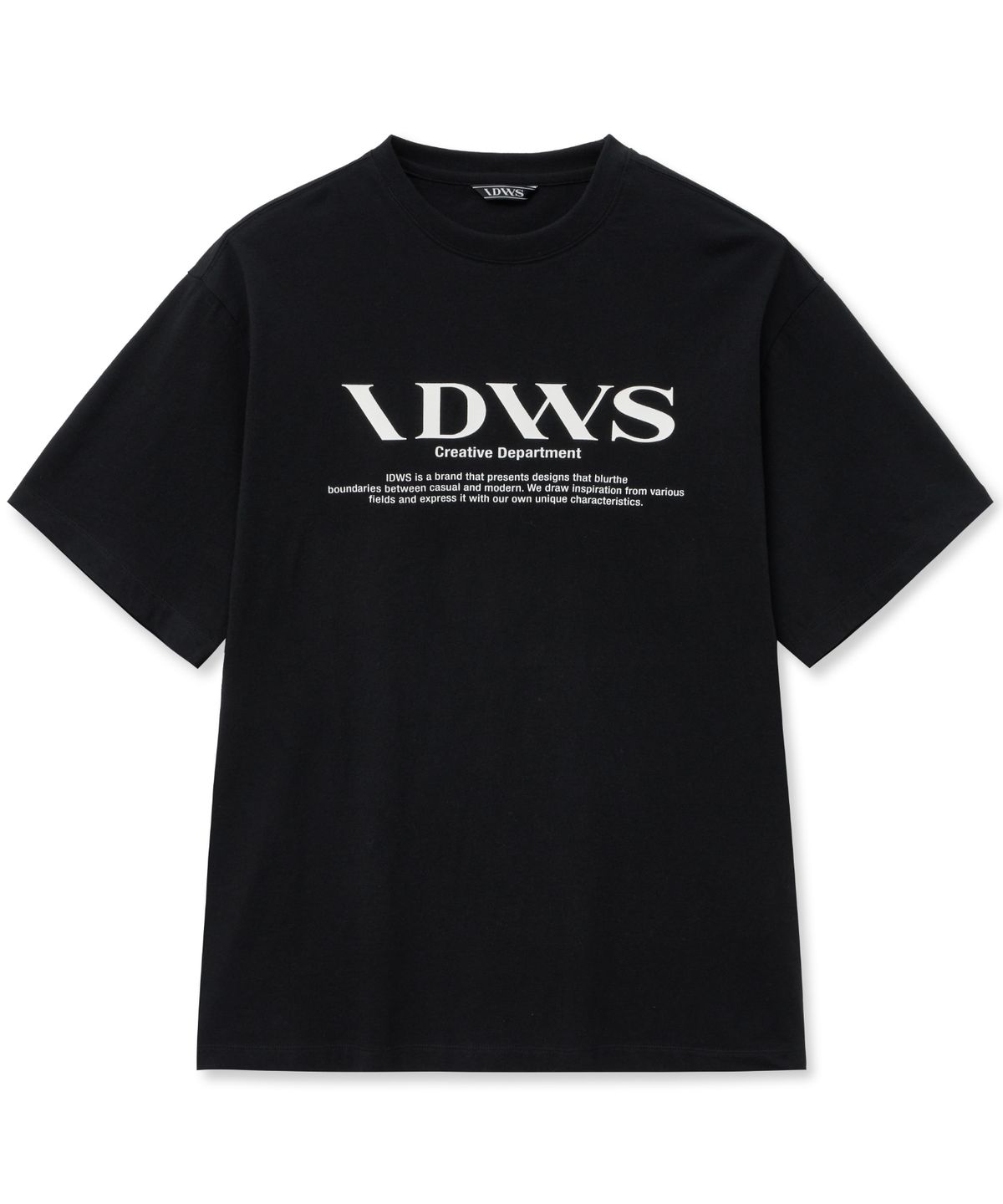아이돈워너셀(IDWS) Logo Printed T-Shirt Black