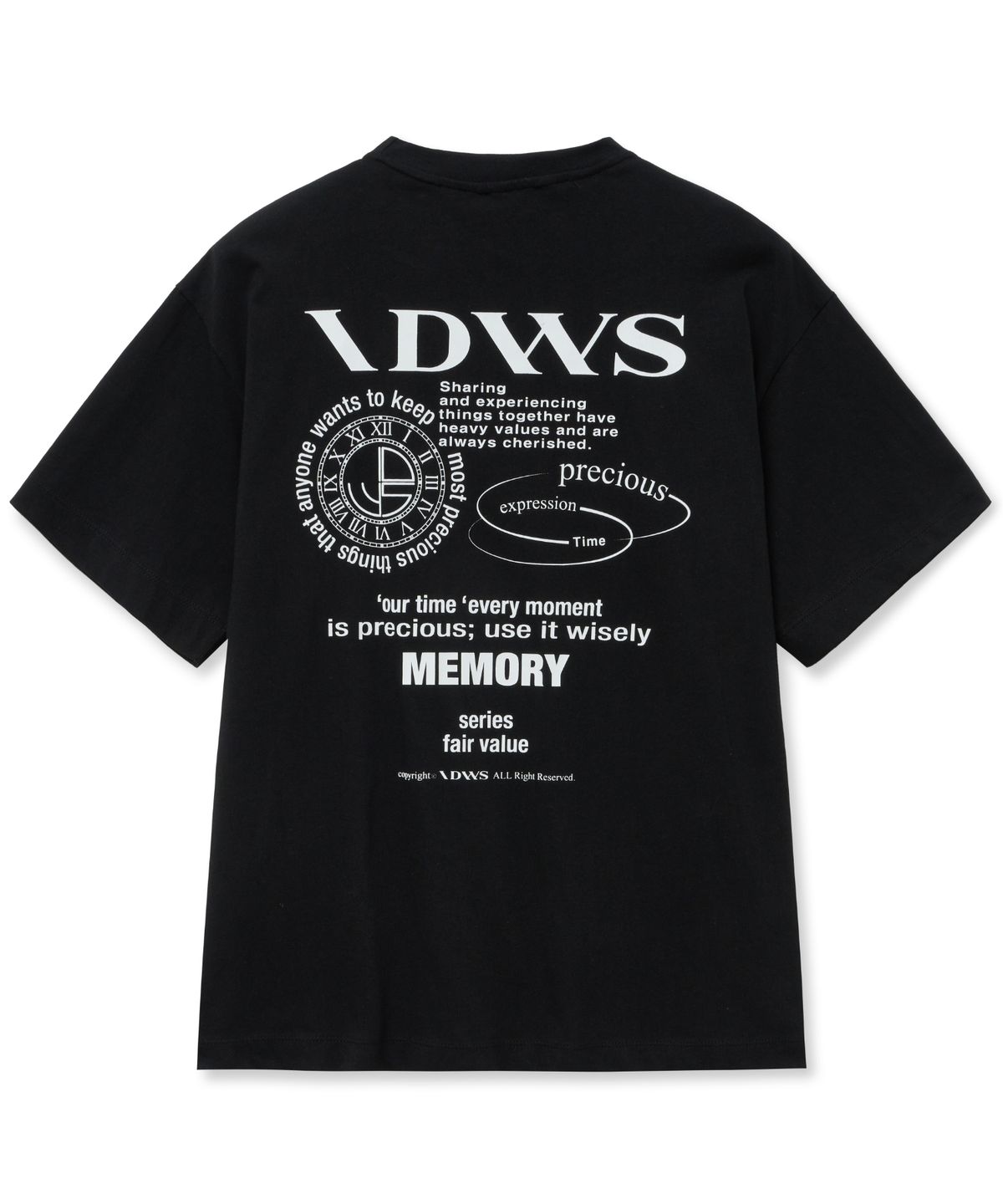 아이돈워너셀(IDWS) Memory Logo T-Shirt Black