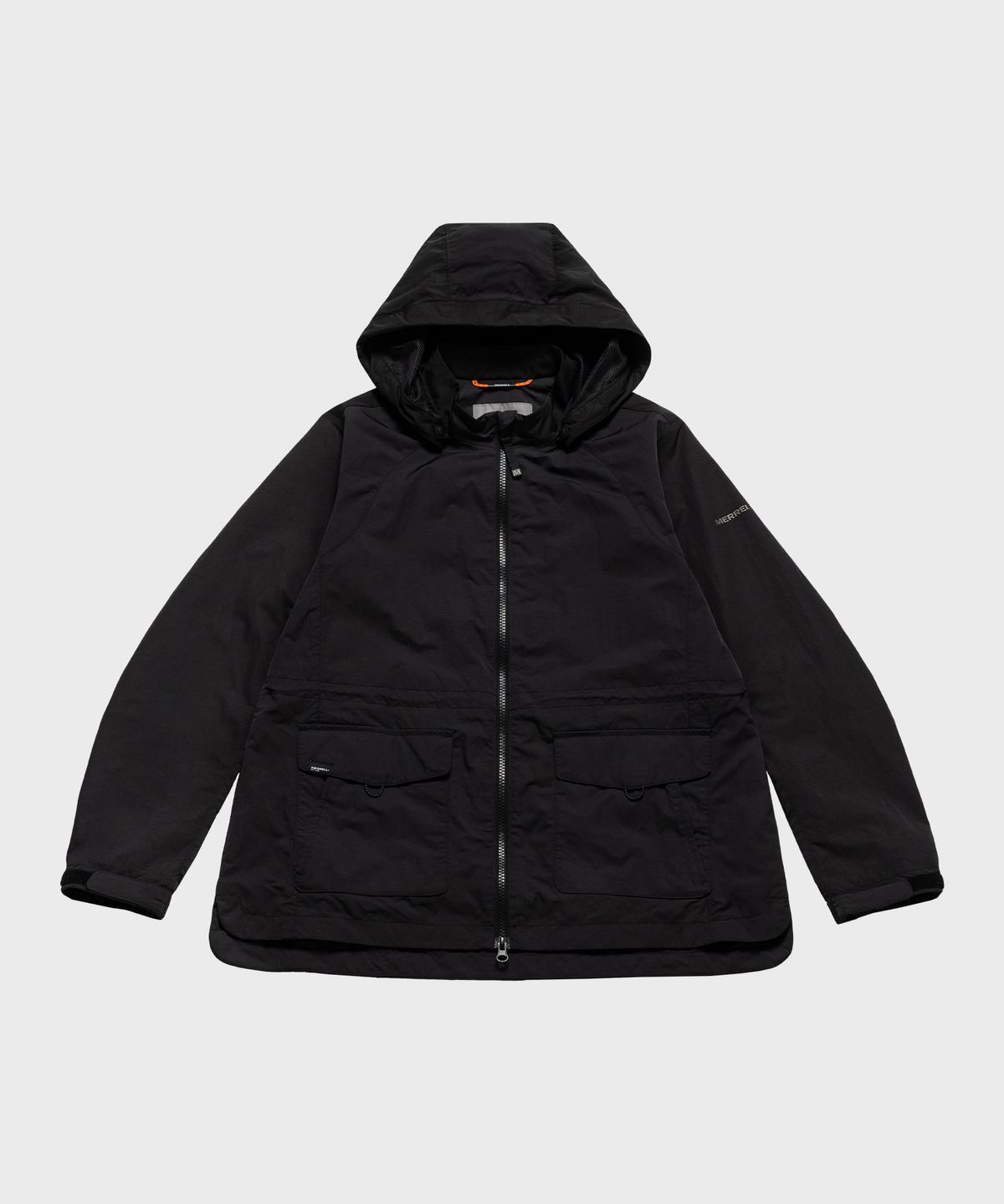 머렐(MERRELL) [WOMEN] 라이프 긴기장 방풍 자켓 BLACK