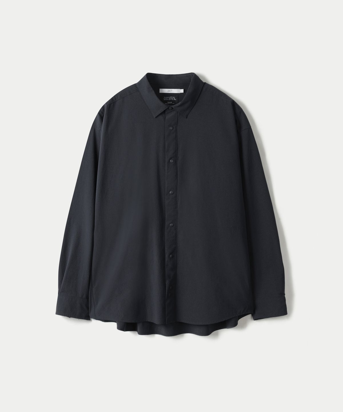 247시리즈(247SERIES) SOLOTEX® 슬레이트 쉘 셔츠 DARK NAVY