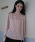 Camila Tie Silky Blouse [Pink]