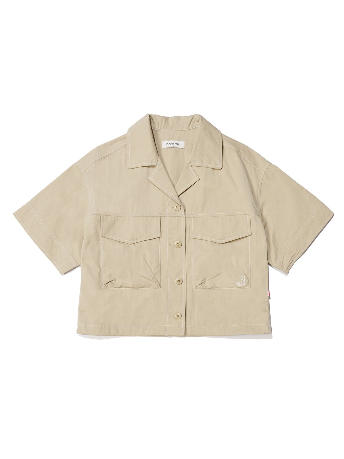 노르디스크(NORDISK) 여성 반팔 셔츠_Light Beige