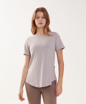 CLWT8050 이지핏 숏 슬리브 실버그레이