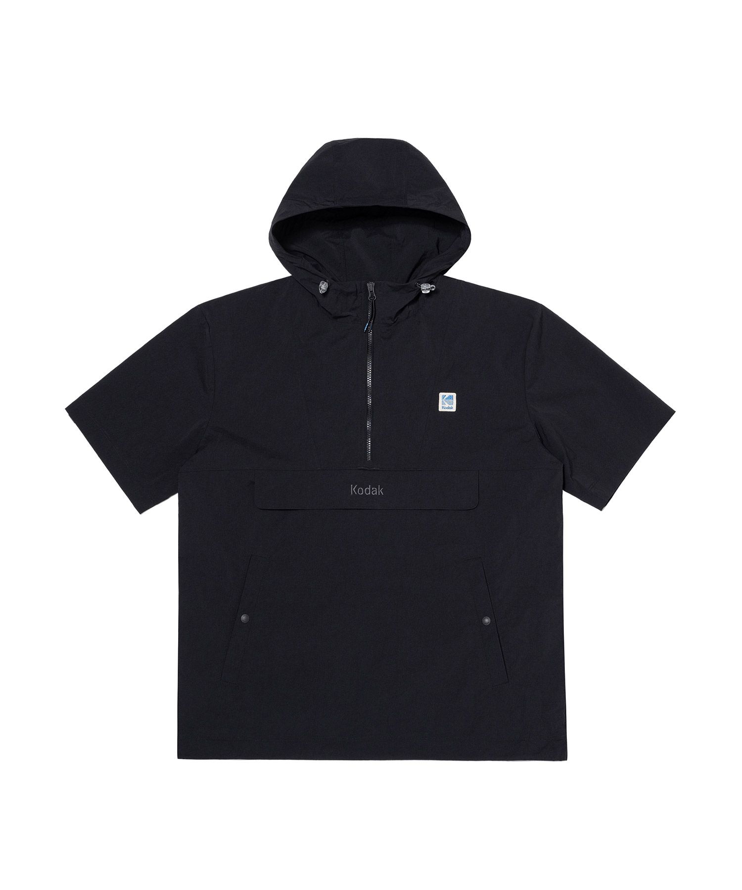MUSINSA | KODAK Chroma Breeze Short Sleeve Hooded Anorak BLACK