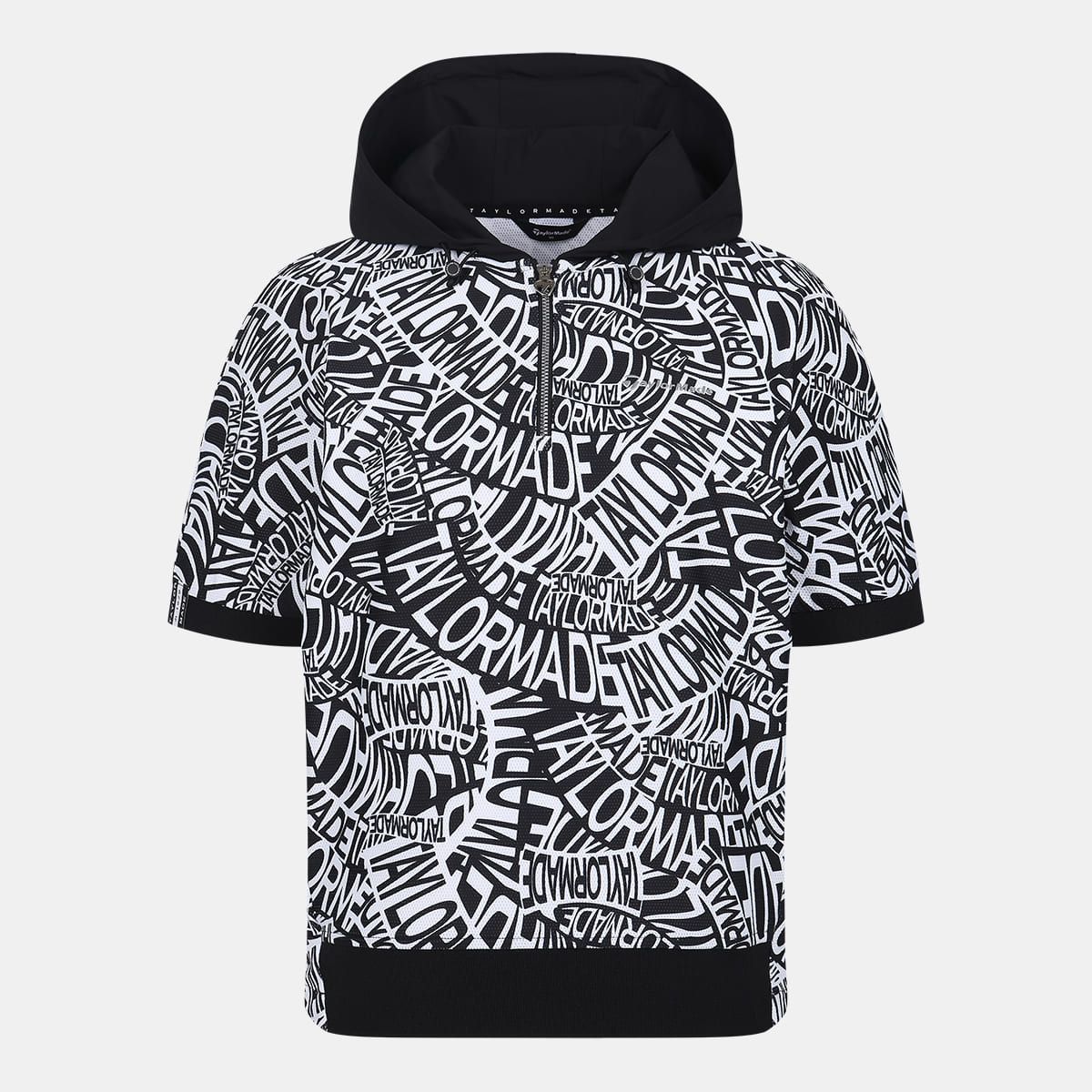 테일러메이드 어패럴(TAYLORMADE APPAREL) 여성 시즌패턴 후드 반팔 티셔츠 TTN-61HG44-199