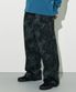 블랙 코튼 프린팅 팬츠(블루)