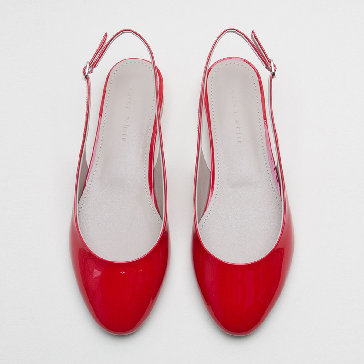 카렌화이트(KAREN WHITE) Giggle kw2626 1.5cm 슬링백