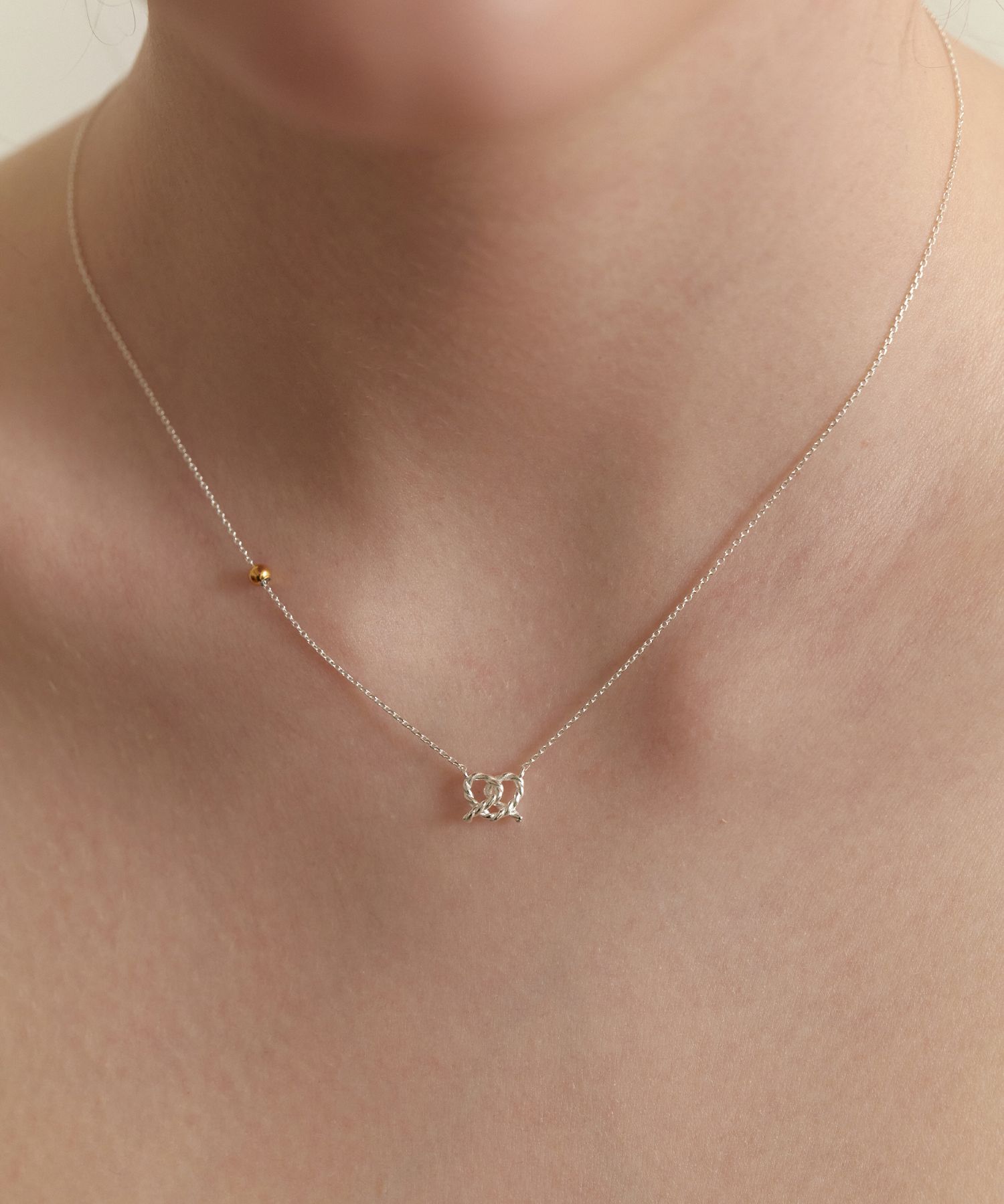☆TATIANA☆ Silver 925 Twinkle Heart Necklace NZ2113 MUSINSA | TATIANA (Silver 925) Heart Drop Necklace NZ2127