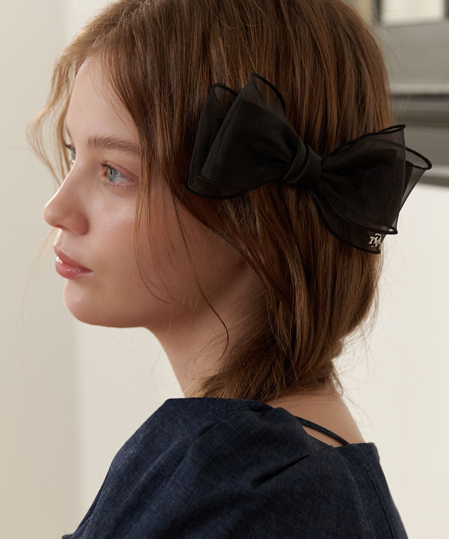 ヘアアクセサリー TATIANA Chiffon double ribbon hairpin HB2252 MUSINSA | TATIANA chiffon double ribbon hairpin HB2252