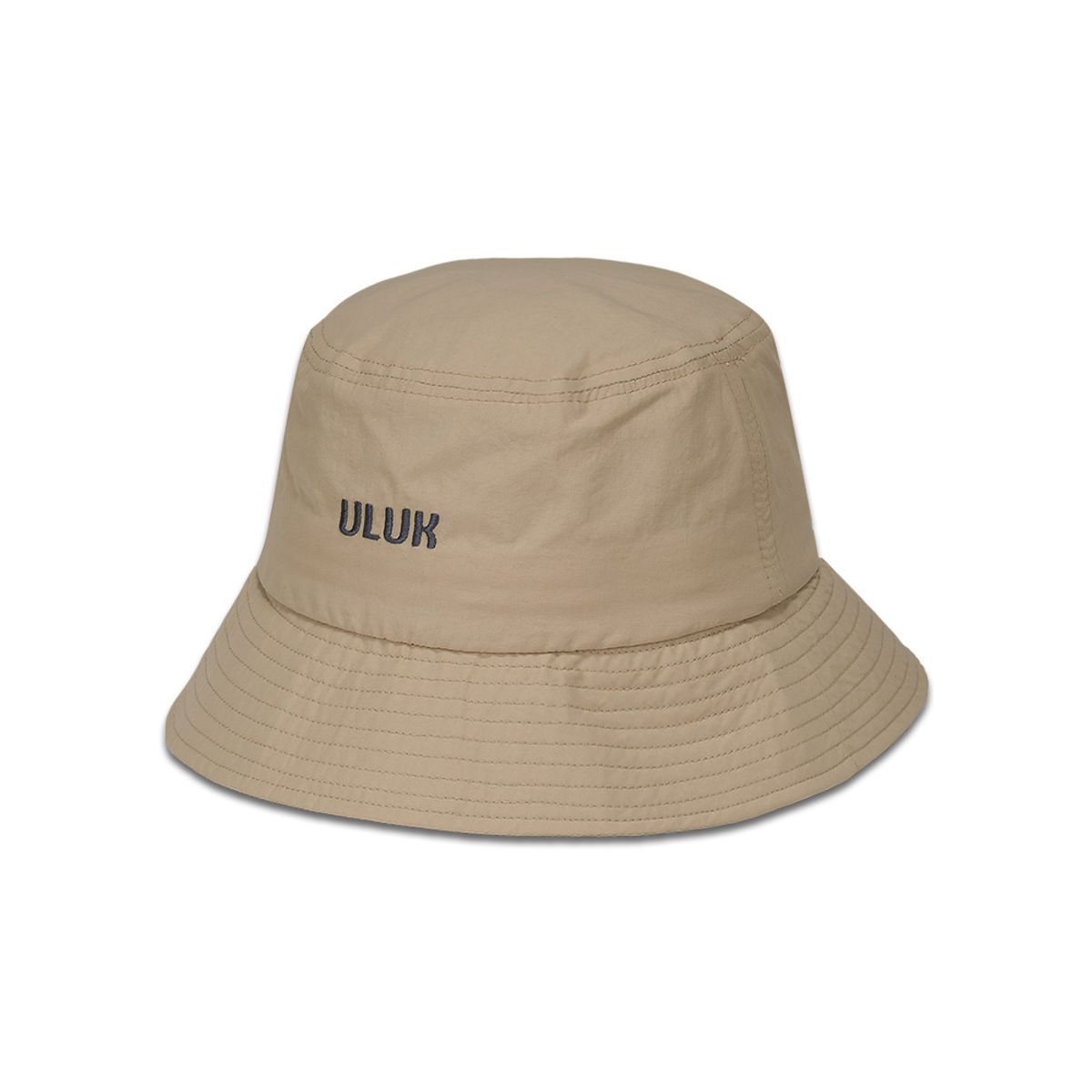 유룩(ULUK) 에션셜 자수 폴리 버킷햇_Beige