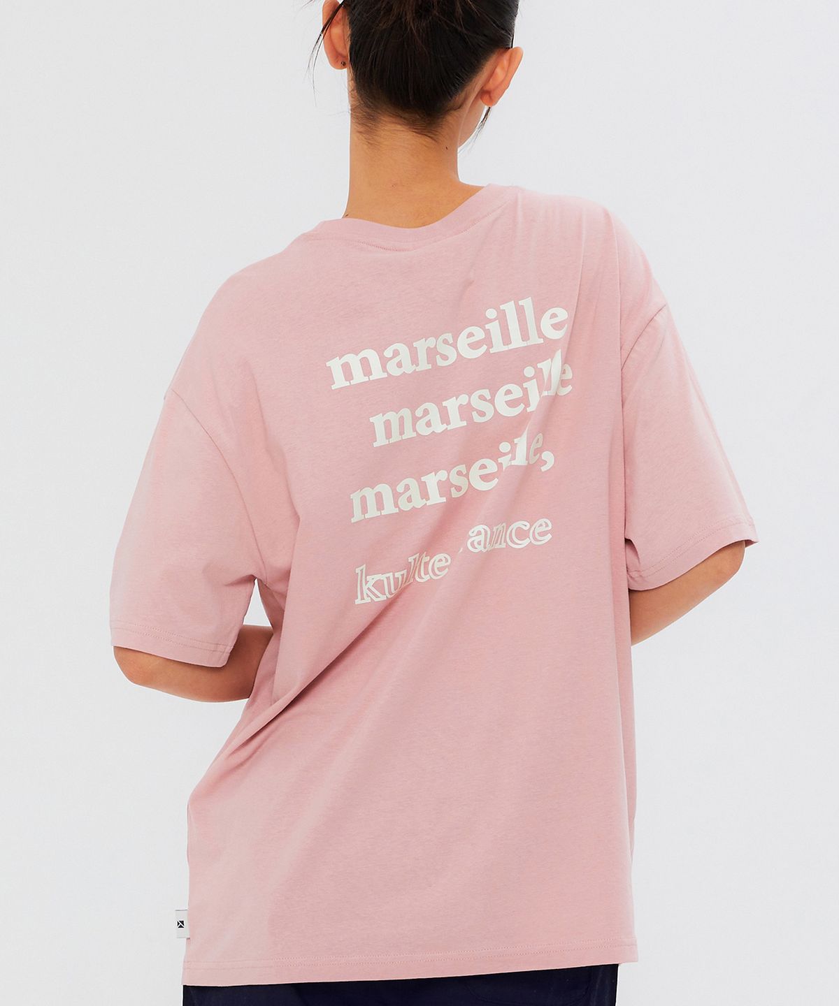 쿨트(KULTE) UV MARSEILLE LETTERING T-SHIRT PINK