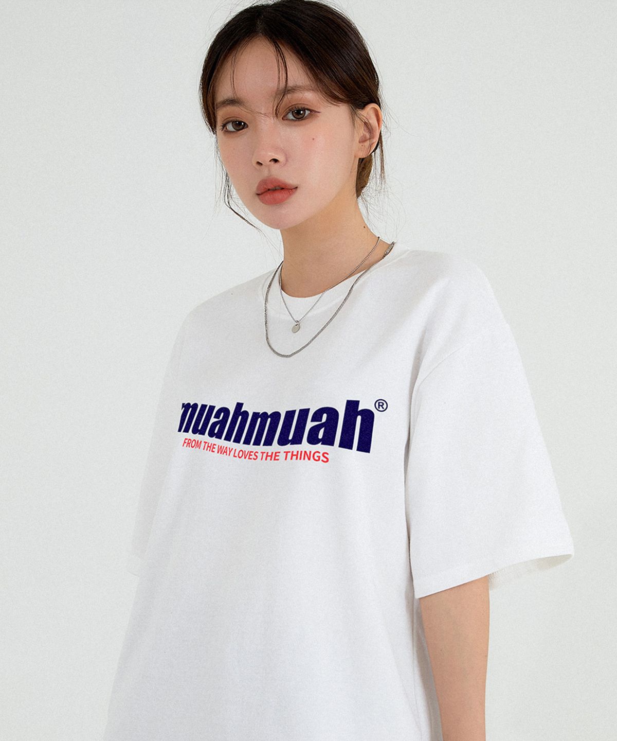 무아무아(MUAHMUAH) 더웨이 무아 프린팅 티셔츠 [2color]