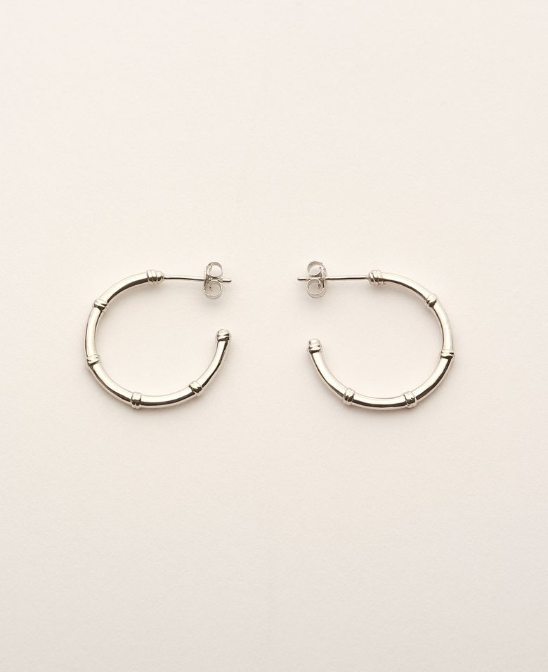 ER04SL Roman Slim Earrings [Sliver]
