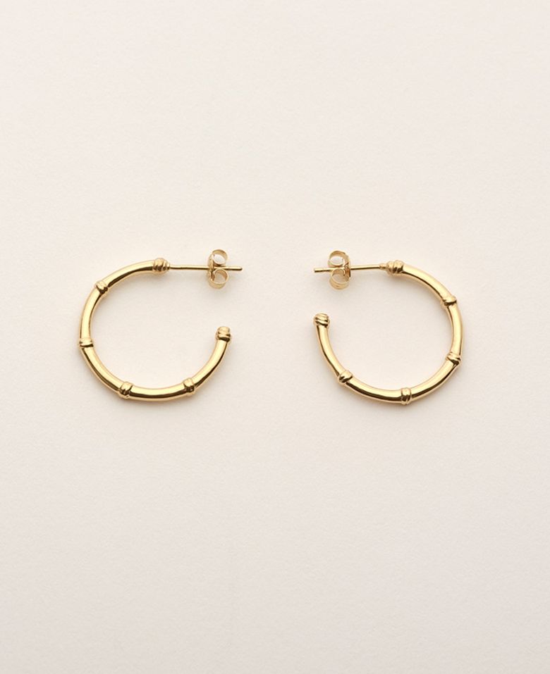 ER04GL Roman Slim Earrings [Gold]