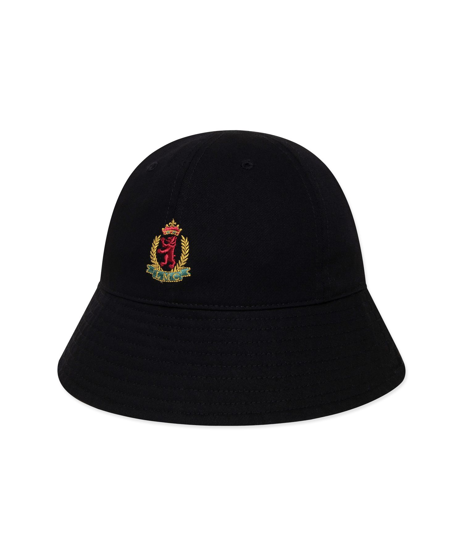 ■LMC■ BEAR CREST ROUND BUCKET HAT black 0LM24SHG111BLK MUSINSA | LMC BEAR CREST ROUND BUCKET HAT black