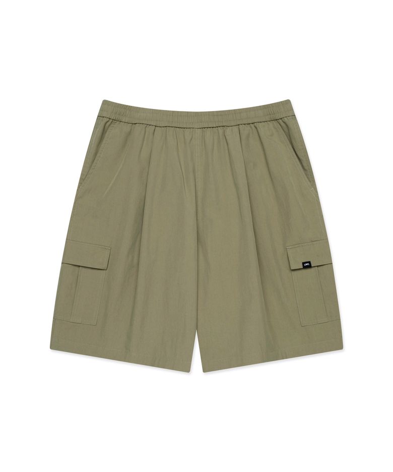 WIDE CARGO SHORTS dark green