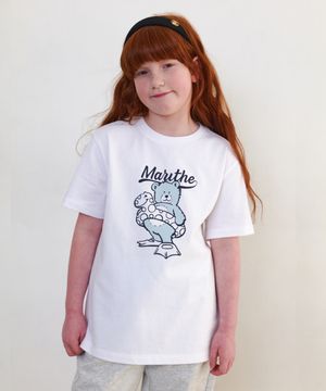 ENFANT TUBE BEAR TEE white