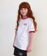 ENFANT CLASSIC LOGO RINGER TEE white/red