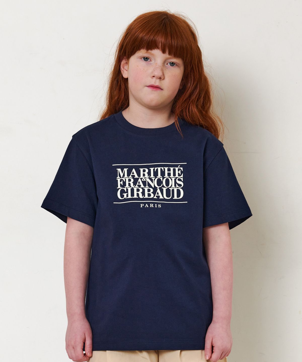 마리떼 키즈(MARITHÉ KIDS) KIDS CLASSIC LOGO TEE navy