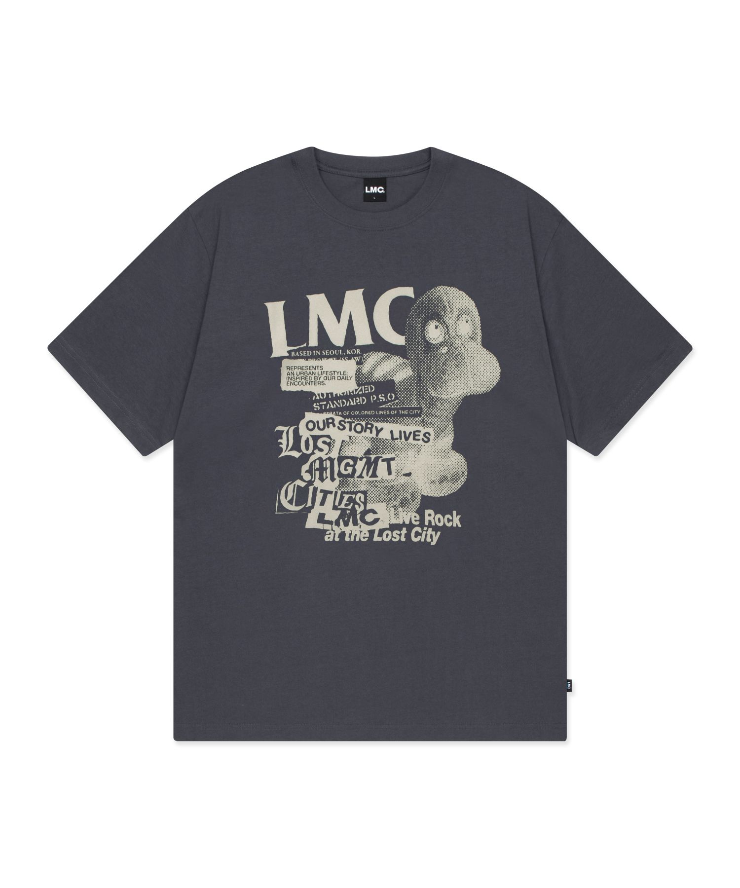 ★LMC★ DINO TEE charcoal MUSINSA | LMC DINO TEE charcoal