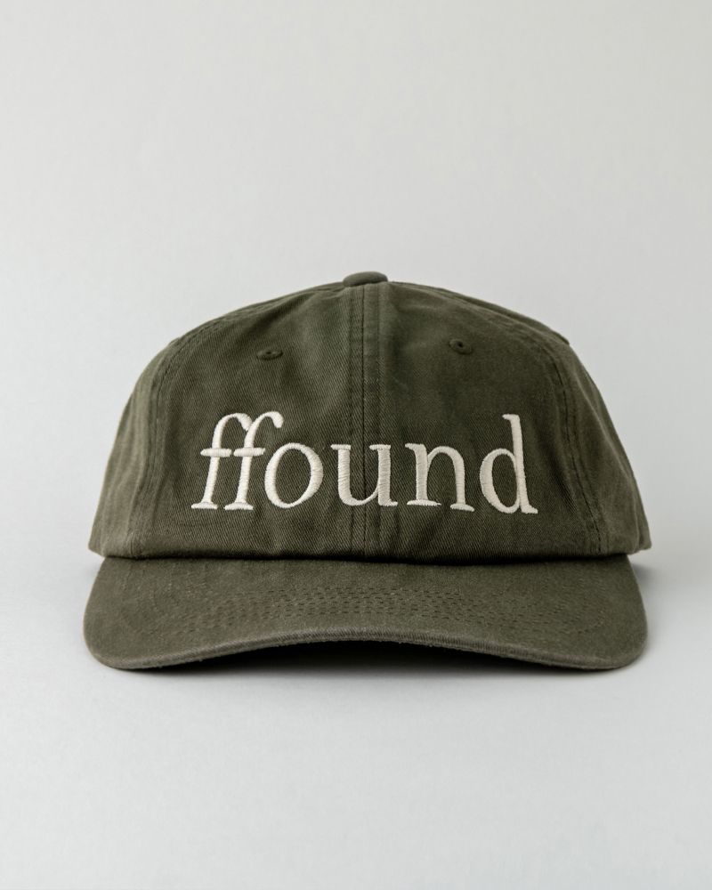 ☆HUMAN N CAT☆ Pound Washed Vintage Ball Cap Khaki FFOUND W FFOUND WASHED VINTAGE BALL CAP / KHAKI - Human & Cat | 60
