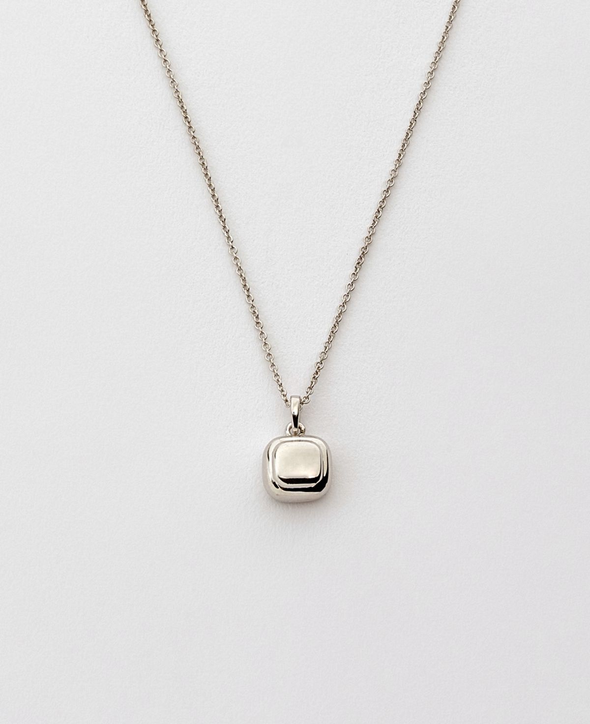 베누아(BENOIT) NK01SL Double Square Pendant [Silver]
