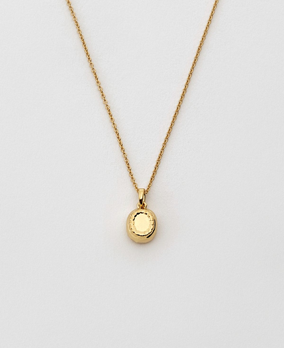 베누아(BENOIT) NK03GL Oval Dot Pendant [Gold]