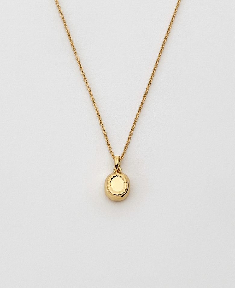 NK03GL Oval Dot Pendant [Gold]