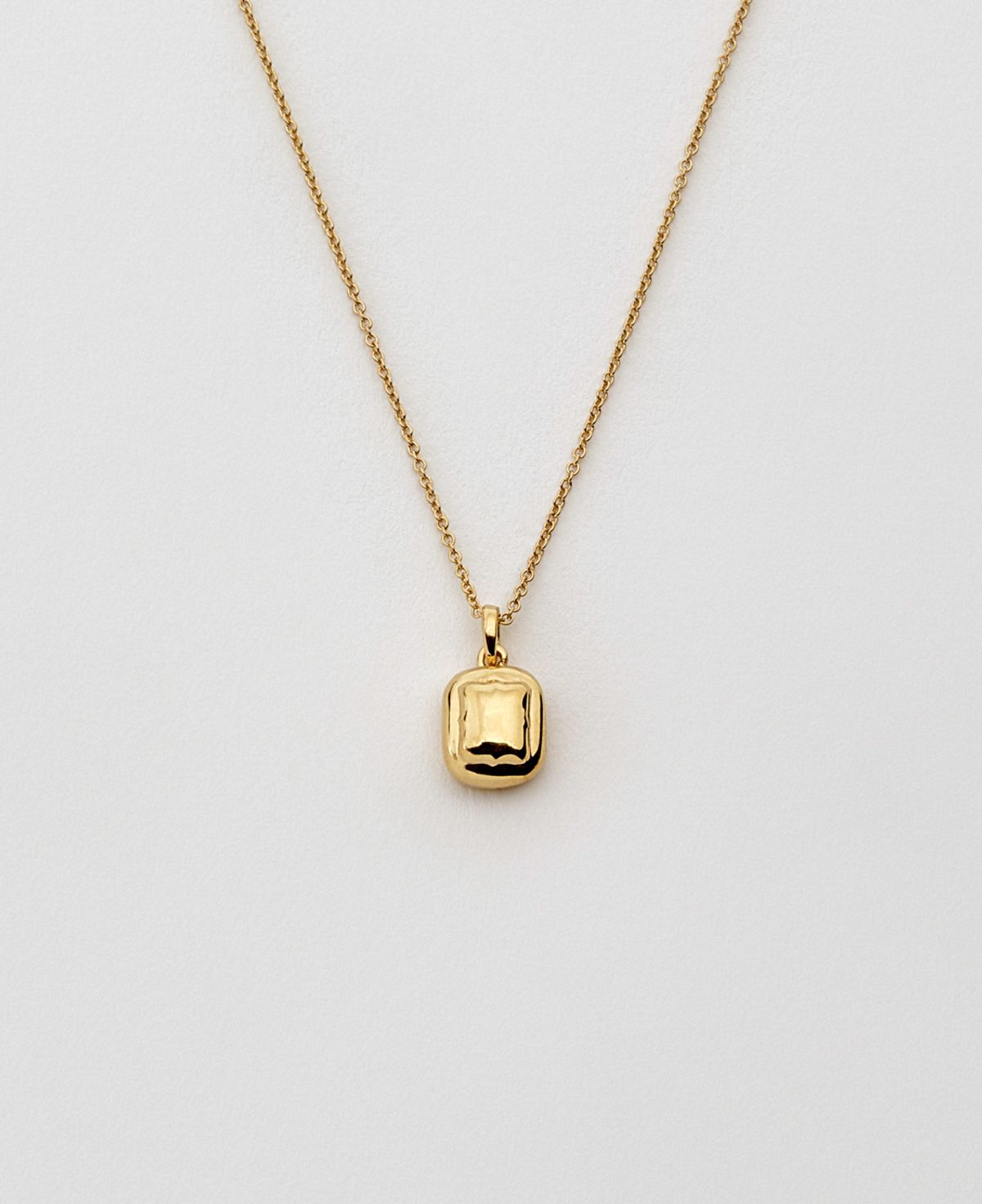 베누아(BENOIT) NK04GL Double Rectangle Pendant [Gold]