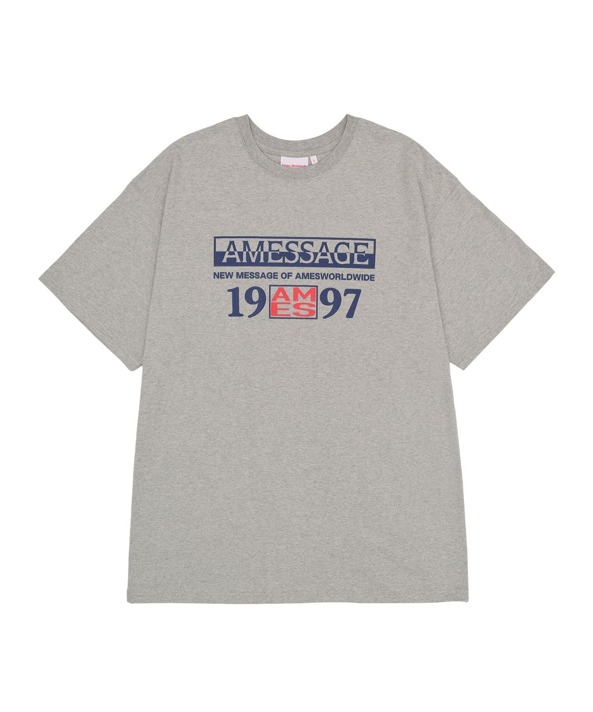 아메스 월드와이드(AMES-WORLDWIDE) 19AMES97 TEE GREY (AM2EMUT504A)
