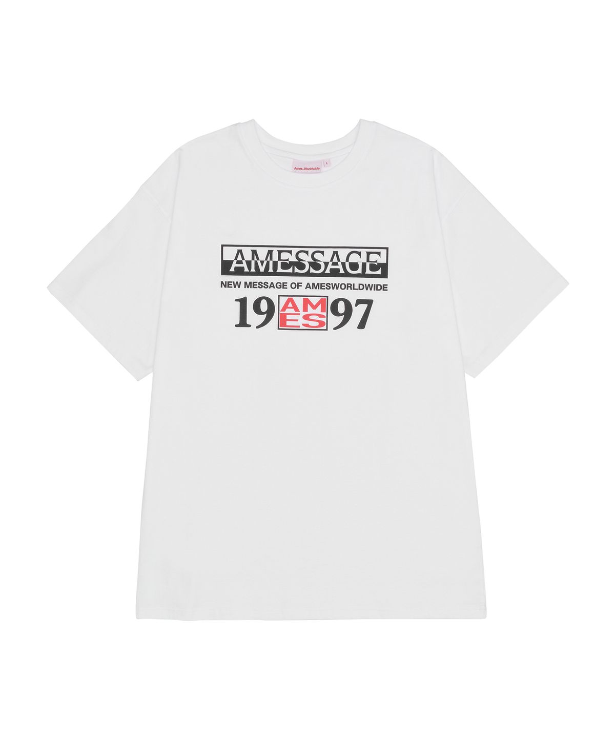 아메스 월드와이드(AMES-WORLDWIDE) 19AMES97 TEE WHITE (AM2EMUT504A)