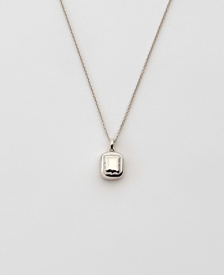 NK04SL Double Rectangle Pendant [Silver]