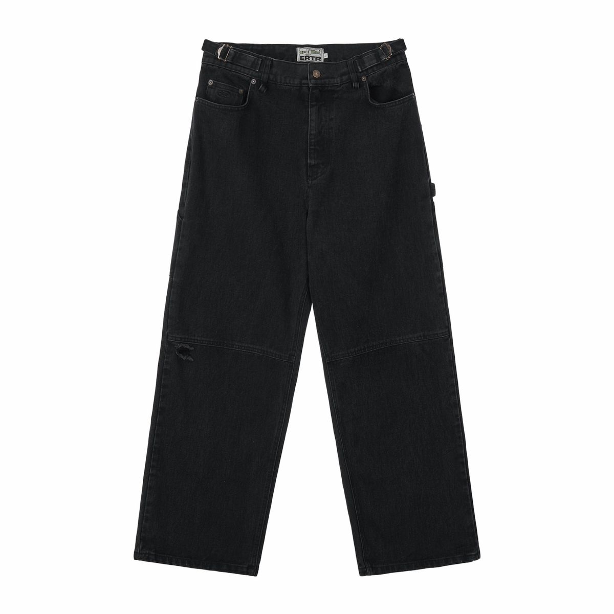 이알티알(ERTR) Denim Carpenter Jeans (Black)
