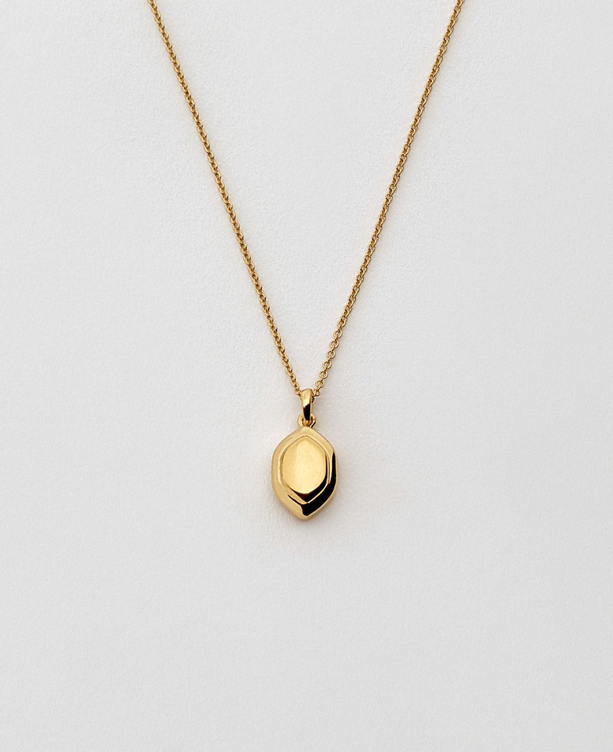베누아(BENOIT) NK05GL Double Diamond Pendant [Gold]