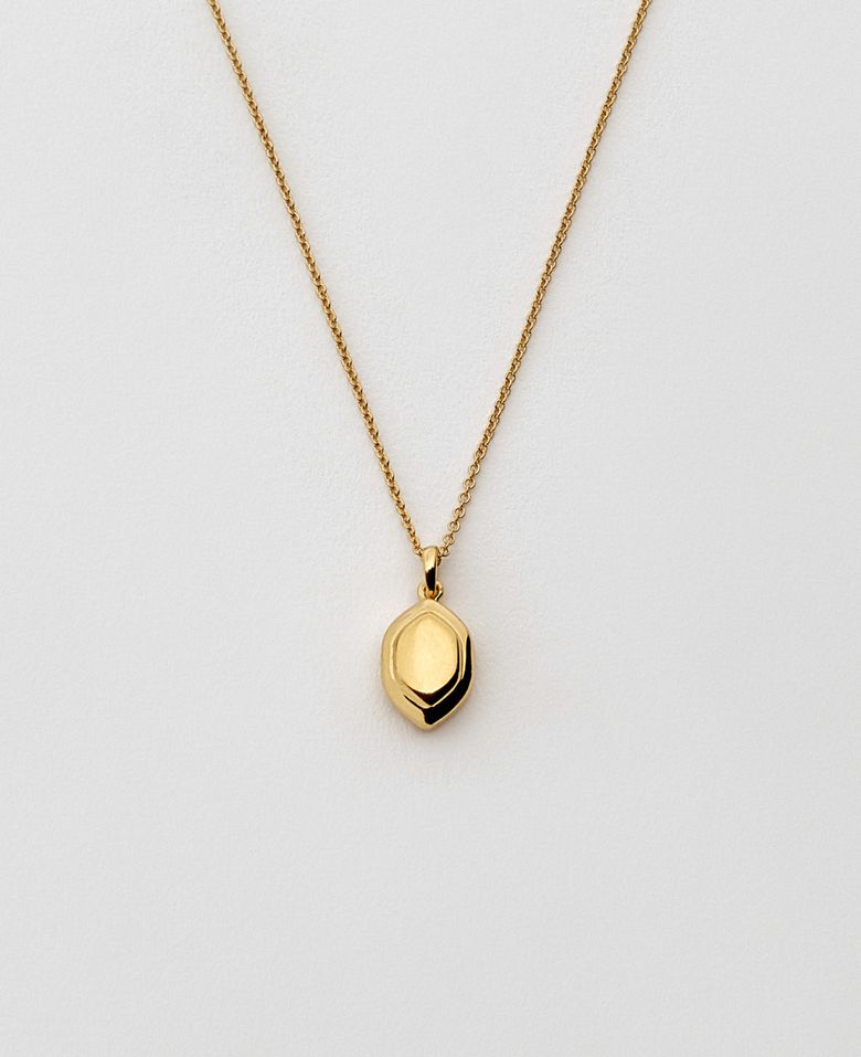 NK05GL Double Diamond Pendant [Gold]