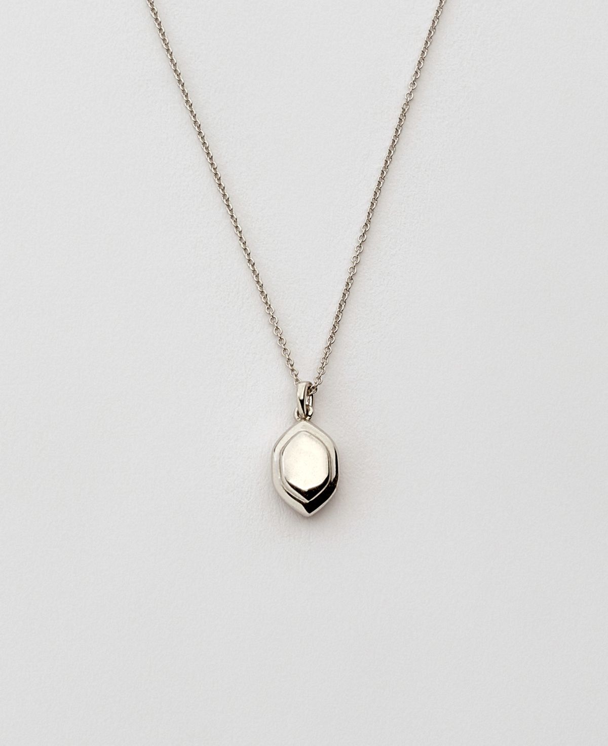 베누아(BENOIT) NK05SL Double Diamond  Pendant [Silver]