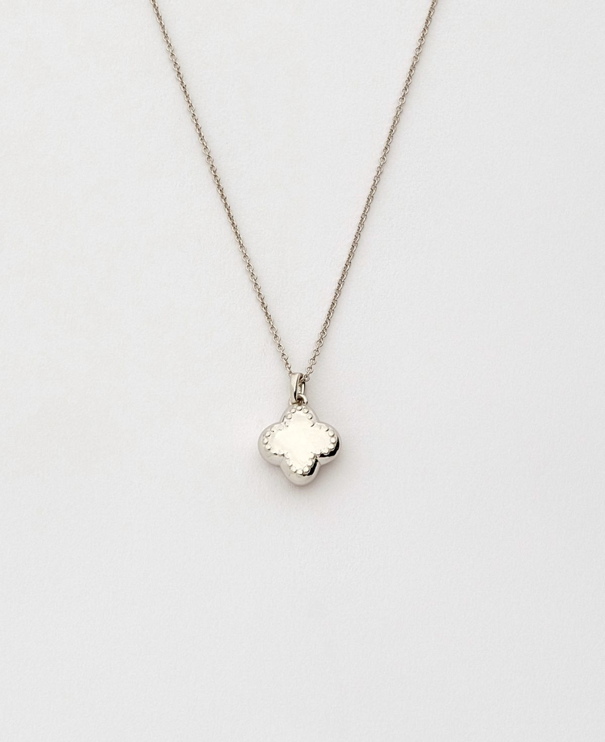 베누아(BENOIT) NK08SL Flower Dot Pendant [Silver]