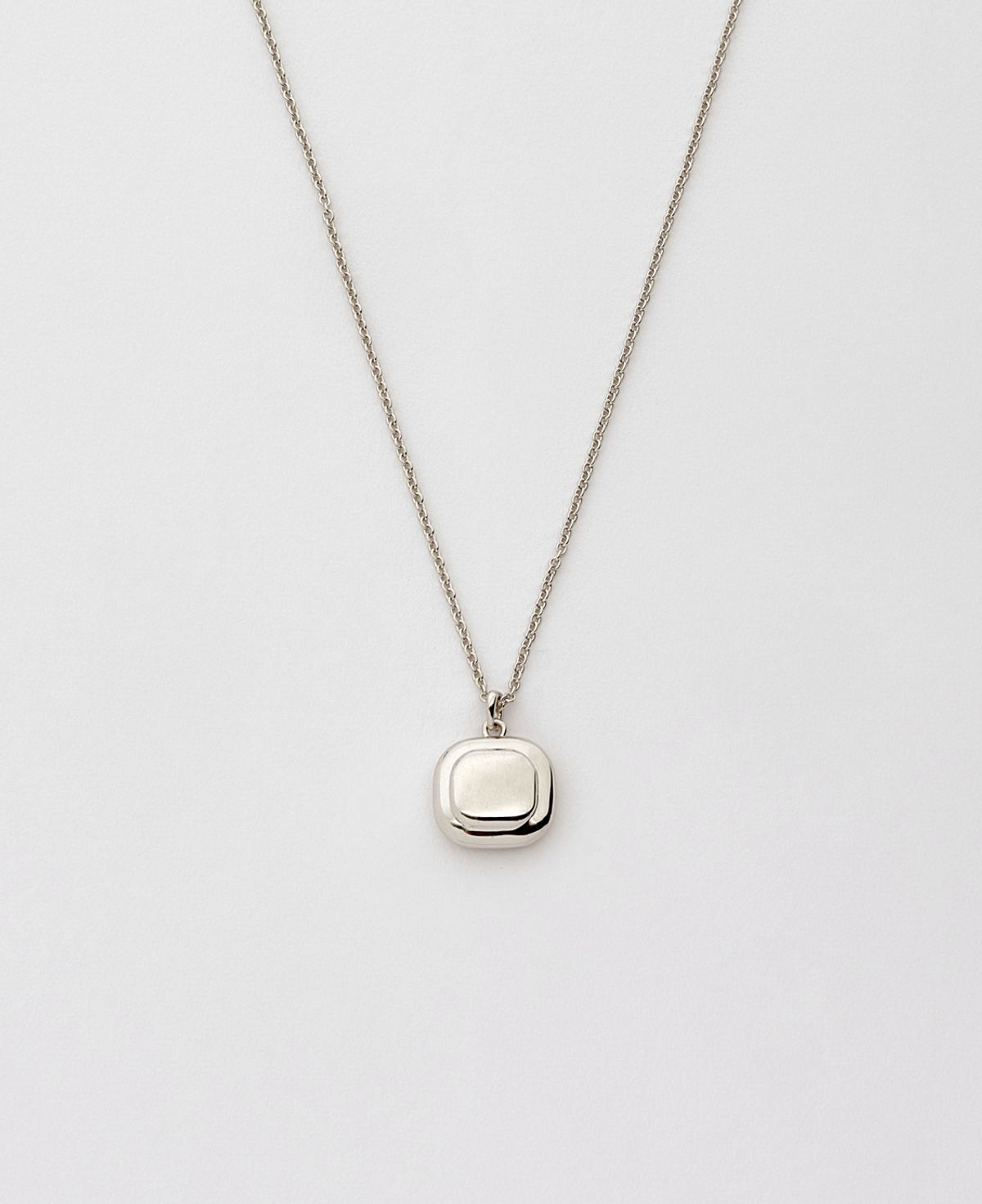 베누아(BENOIT) NK10SL Large Square Pendant [Silver]