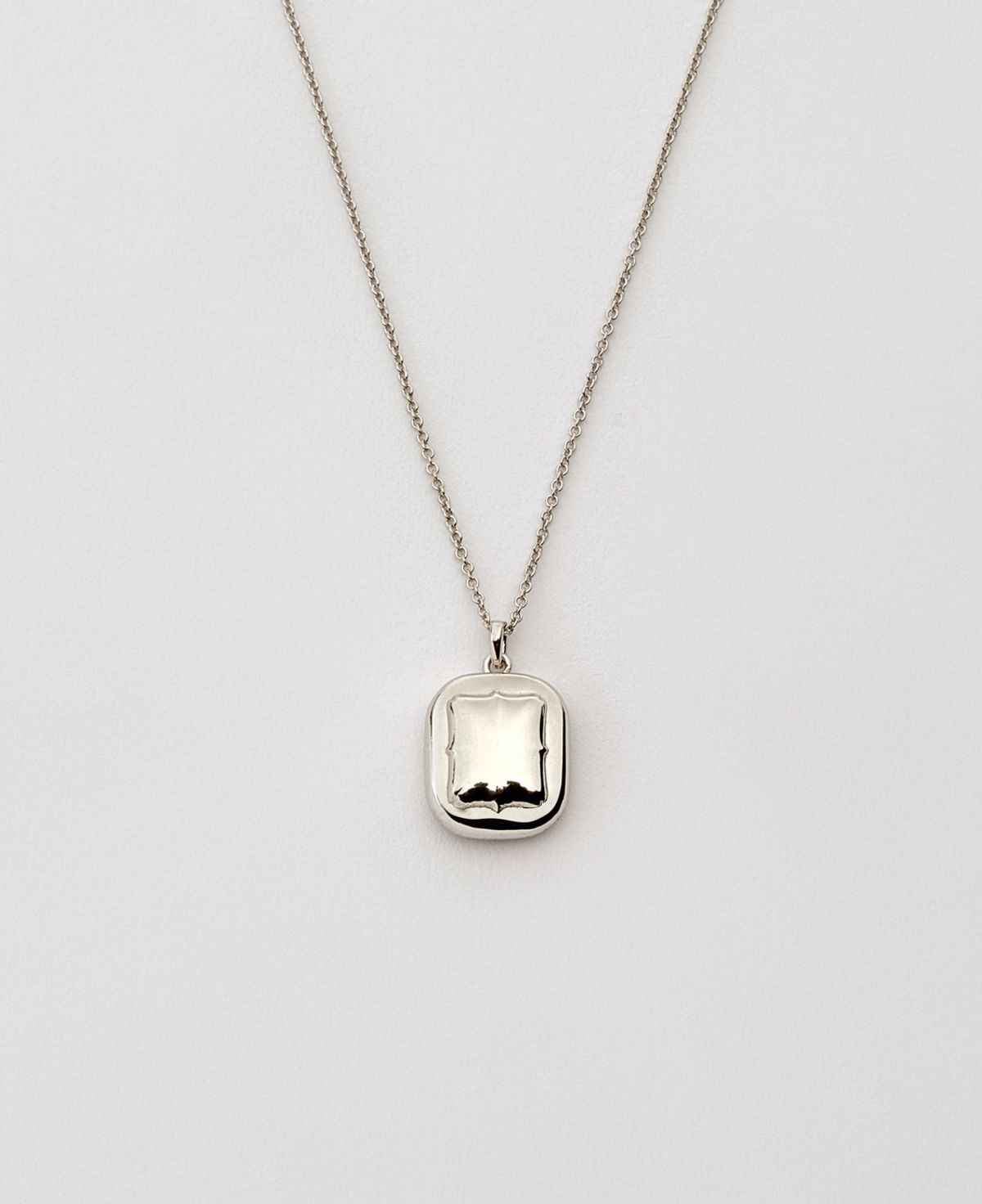 베누아(BENOIT) NK12SL Large Rectangle Pendant [Silver]