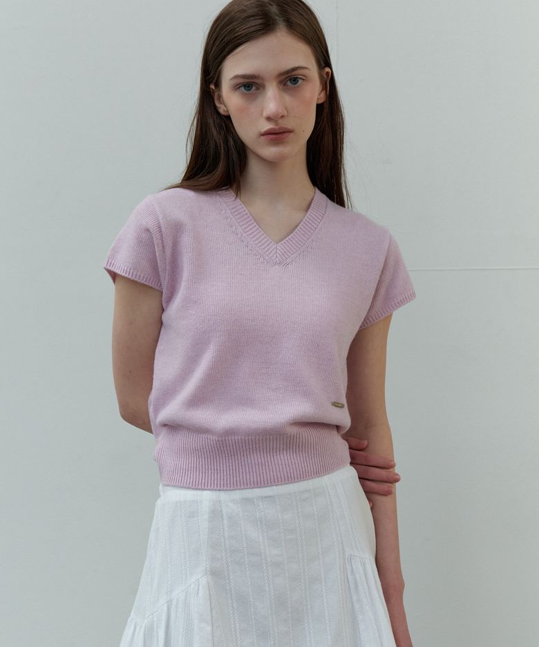 CASHMERE WOOL KNIT TOP - 3COLOR