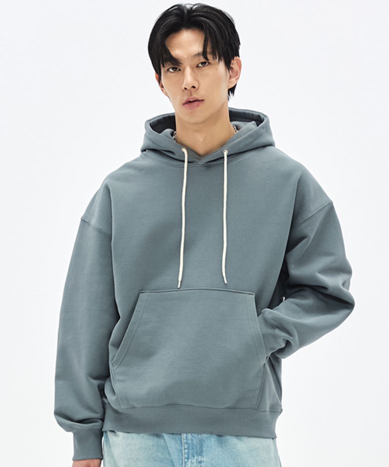 950G 솔리드 후드-카데트 블루-