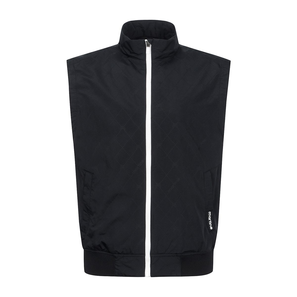 마틴골프(MARTINE GOLF) Woven Jacquard Vest_Black (Men)